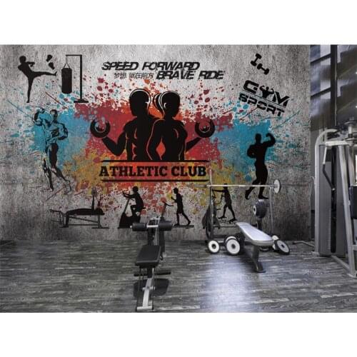 Custom photo wallpaper for walls 3 d murals Modern Retro gym mural decorative painting European background wall papers