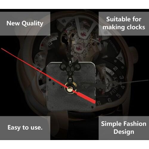 Professional And Practical Quartz Wall Clock Movement Mechanism DIY Repair Tool Parts Kit with Blue Hands