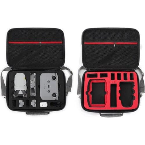 Shockproof Waterproof Nylon Storage Bag Travel Carrying Case Protective Box for -DJI Mini 2 Drone Accessories X6HB