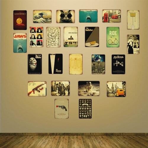 Retro Tin Metal Sign Vintage Plate Wall Pub Home Art Decor Car Iron Poster Cuadros LA-2378A