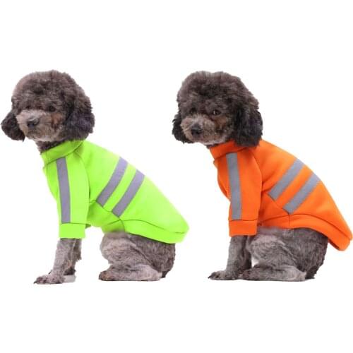 Reflective Dog Fleece Jacket Dog Coat Jacket For Small Large Dogs Winter Chrismtas Dog Vest Jacket Warm Fleece Pet Reflective