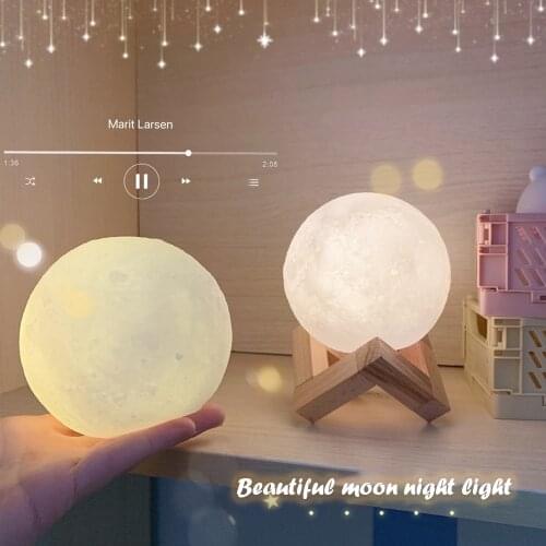 W&G Vinyl Moon Light Creative DIY Battery 3D Moon Light Decoration Valentines Day Memorial Day Holiday Gift