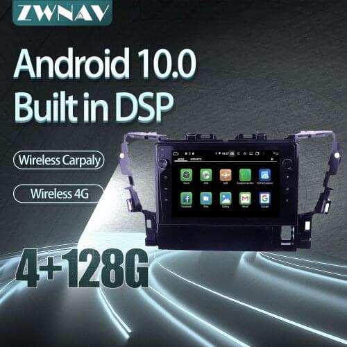 128G Android 10 PX6 FOR TOYOTA Alphard 2015-2018 Car radio player GPS Navigation Multimedia Player Radio