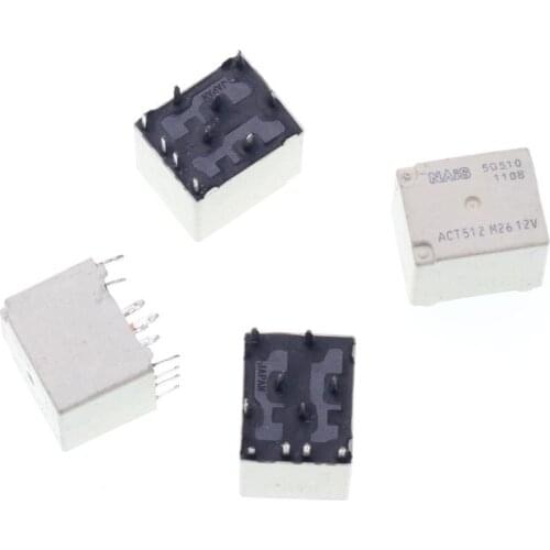 4pcs/lot ACT512 ACTP512 Relay 10 Pins for BMW 5 serial F18 Classic Footwell Module (FRM) Window Regulator for J518 A6L steer ELS