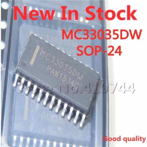 5PCS/LOT MC33035 MC33035DW SOP-24 SMD Brushless DC Motor Controller In Stock NEW original IC