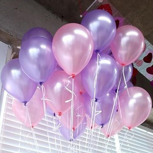 50pcs/lot Purple 10inch 21 colors Latex Helium Balloons Inflatable Wedding Balloons Children Birthday Party Decoration Air Balls