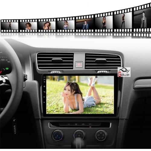 Android AI Voice Control Car Radio Multimedia Player For Volkswagen Golf 7 2013-2017 left Navigation GPS Auto no din dvd