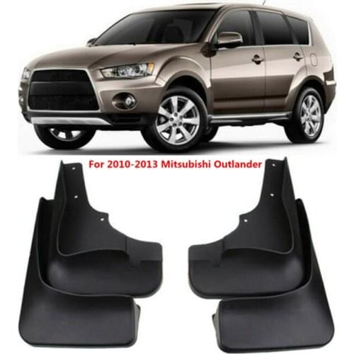 Car Front & Rear Splash Guards Mud Flaps fit for 2007-2018 2019 Mitsubishi Outlander Fender 4pcs/set