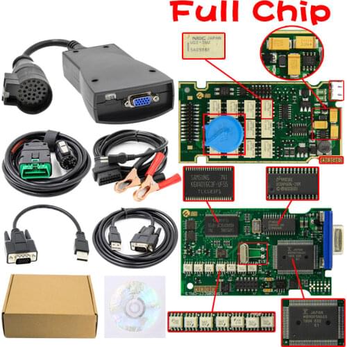 Top Quality Lexia3 PP2000 for Citroen for Peugeot Diagbox V7.83 V48 V25 PP2000 with LED Cable Module S.1279 Diagnostic Tool