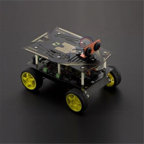 BlueRaven Cherokey: A 4WD Basic Robot Building Kit for Arduino Controlled by IOS App