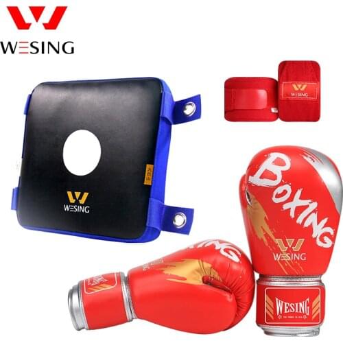 Wesing Boxing gloves wall punch pad handwrap boxing equipment