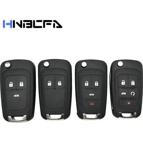 2/3/4/5 Buttons Replacement Remote Key Case For Opel Vauxhall Zafira Astra Insignia HU100 Flip Key Blank Cover Shell Fob Cover