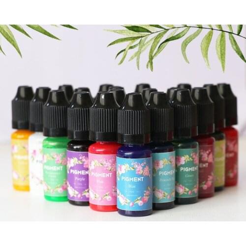 Color Liquid Pigment Epoxy Resin Color Tint UV Resin Colorant Dye Liquid Colorant For Resin Jewelry Making B1