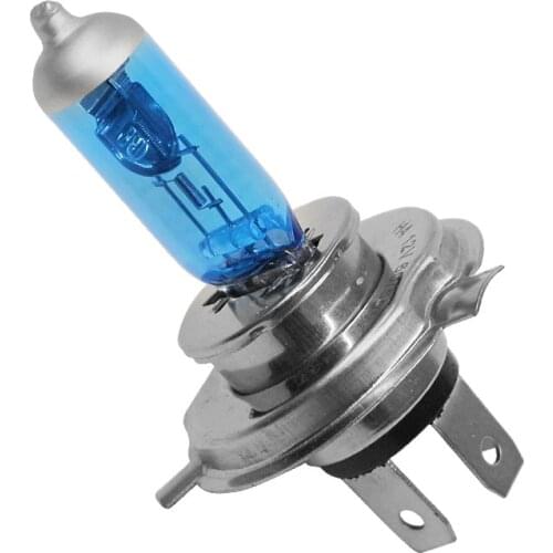 1PCS H4 55W/100W Halogen Light Source 6000K High Low Beam Light Headlight Bulb Auto P43T 6000K 12V Halogen White 9003 Lamp New