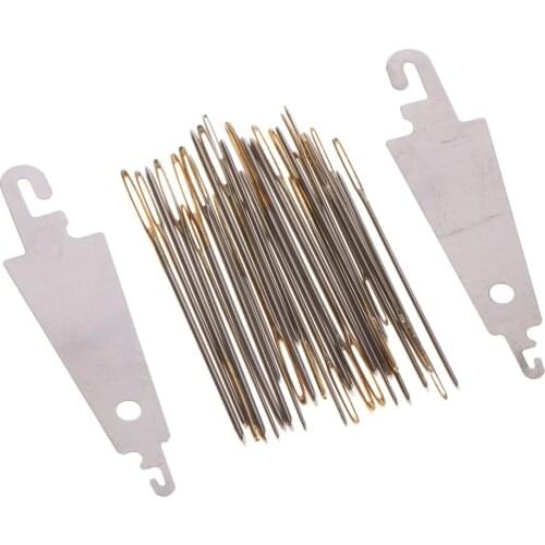 1 Set Cross Stitch Needles Sewing Supplies Including 3 Different Sizes Needles for Adults Beginners