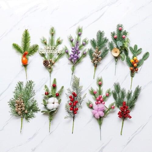 Artificial flowers (without basin) creative DIY supplies Christmas accessories fleshy flower arrangement accessories
