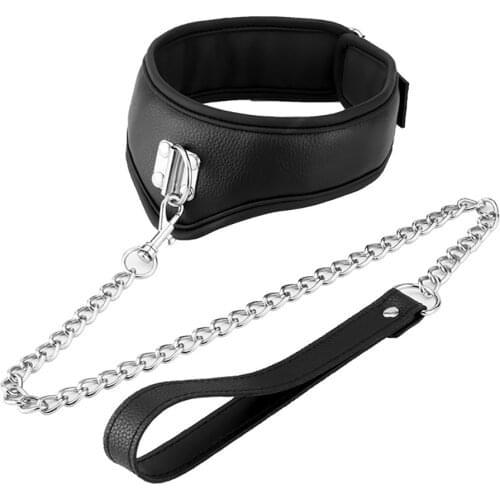 PU Leather Dog Collar BDSM Slave Bondage Fetish Cosplay Adult Games For Couples Fetish Erotic Adult Sex Toys BOSM Sex Products