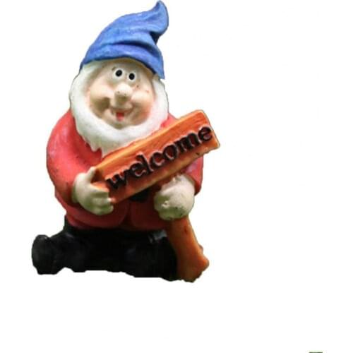 Miniature Doll Resin Crafts Adorable Exquisite Fine Workmanship Simulation Funny Fairy Doll Micro-landscape for Garden