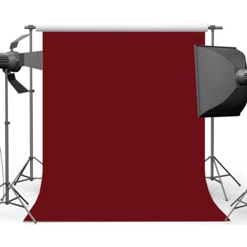 MOCSICKARed Wine Photography for Newborn Backgrounds Solid Color Backdrop for Photo Booth Studio Durable MW-160