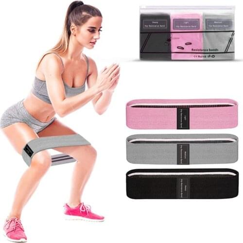 3-Piece Resistance Bands Set Strength Rubber Elastic Bands Fitness Equipment For Home Gym Training Yoga Anti-slip Squats Expande
