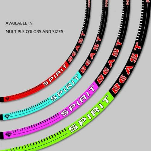 SPIRIT BEAST Wheel Stickers Modified Accessories Applicable Motorcycle Wheel Stickers Electric Scooter Universal Rim Decals