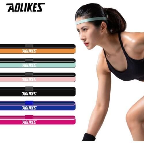 AOLIKES Non Slip Silicone Sports Headband Sweatband Hair Band For Running Cycling Yoga Jogging Basketball Fitness Gym