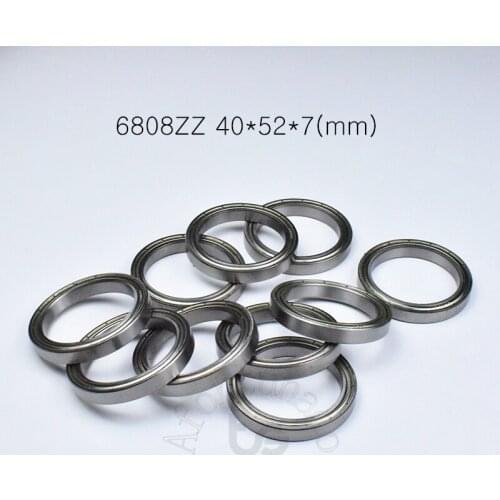 6808ZZ 40*52*7(mm) 1Piece bearing Metal sealed bearing Thin wall bearing 6808 6808ZZ chrome steel bearings