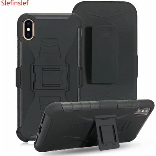 Heavy Duty Impact Swivel Belt Clip Armor Case Cover sfor iPhone 11 Pro X XR XS MAX 7 Plus 8 6 6S Shockproof Kickstand Capa Coque