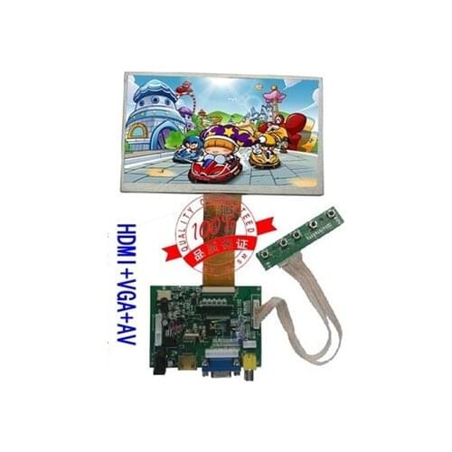 Raspberry Pi Reversing the priority+HDMI+VGA+AV Drive Board +7 inch TFT LCD Screen 800*480 (RGB)