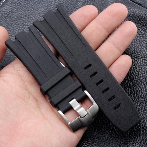 28mm AP rubber watch band Bracelet strap for AP Royal offshore oak automatic watch belt 15400OR/26400SO/15703ST Waterproof strap