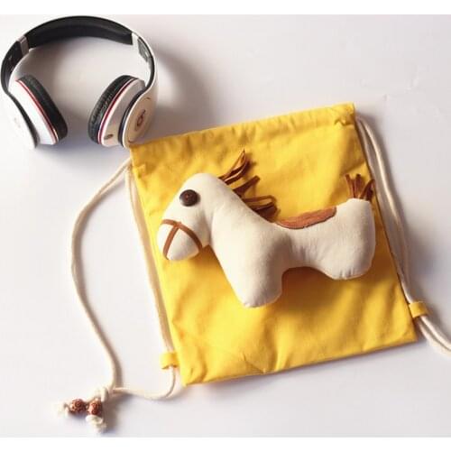 1pcs 2021 travel drawstring bag backpack kids Baby bags canvas bag cartoon backpack parent-child bag messenger