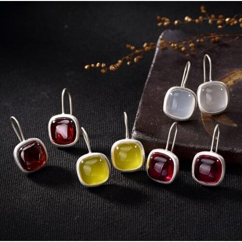 2018 Real Time-limited Carnelian Earings Fashion Jewelry Restoring Ancient Ways Is Han Edition Ms Thai Fashion Earrings