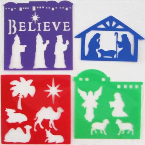Template tools unisex tool Children Puzzle Early Painting Religious Belief Drawing Board Sketchpad Toy Stationery Template