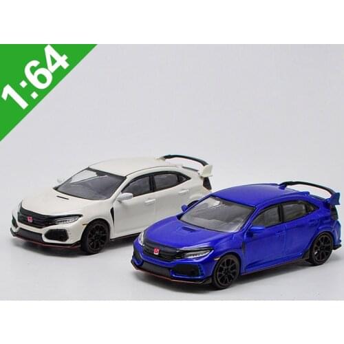 1:64 Honda Type R FK8 Civic Alloy Model Car Static Metal Model Vehicles For Collectibles Gift