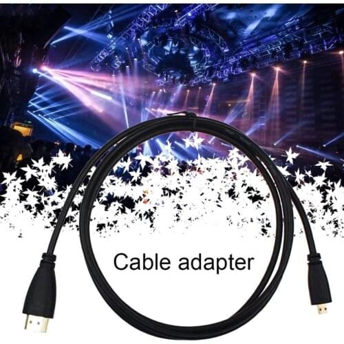 Exquisitely Designed Durable 0.5M Micro-Type HDMI-compatible To HDMI-compatible Male Adapter Converter Cable For Droid Htc 4G