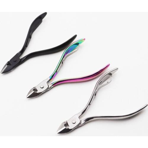 1pcs Professional Stainless Steel Toe Nail Nipper Cutter Clipper Ingrown Pedicure Cuticle Scissor New High Quality