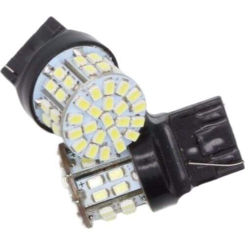 10pcs 1157 BAY15D 1156BA15S T20 7440 led car bulbs 50 SMD 1206 lamp rear brake Lights Source parking White 12V