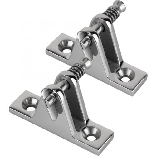Boat Pin Hinge 2 Pcs New Durable Stainless Steel Quick Release Boat Deck Hatch Lover Hinge 90 Pin For Racing Boats Equipment