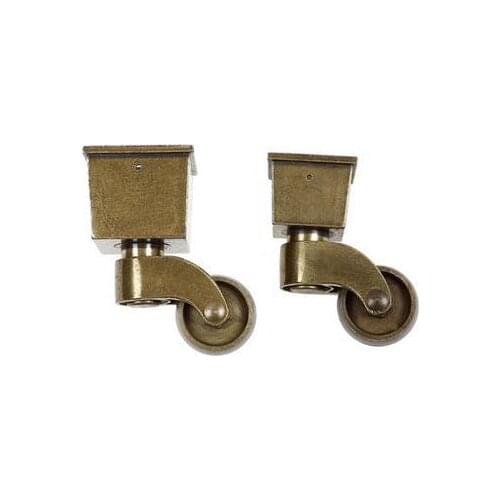 4PCS/LOT Antique Bronze Vintage European furniture Casters mute pulley Sofa universal wheel