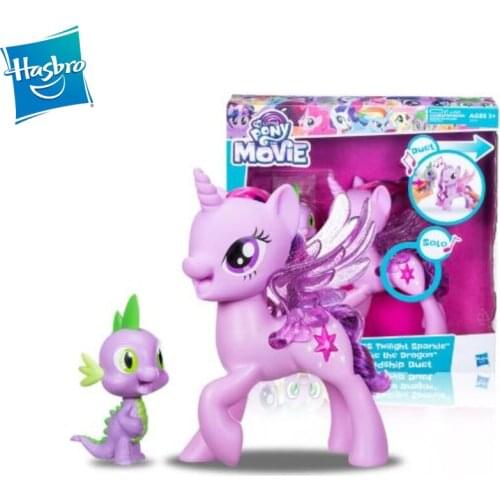 Authentic Hasbro Pony Baoli Movie Series Music Pony Twilight Sparkle SuitEducational Toys for Girl Birthday Gifts