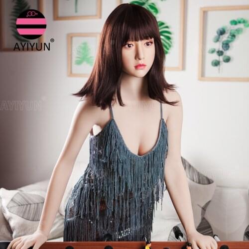 AYIUN Real Sized Sex Doll Anime Big Breast Japanese Lifelike Silicone Vagina Sex Dolls Realistic Full Body Love Doll