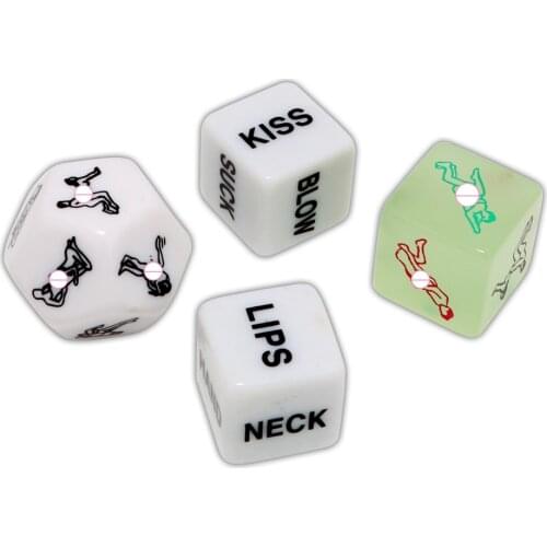 IKOKY Humour Gambling Adult Games Funny 12 Sides 4 pcs/set Sex Toys for Couple Sex Dice