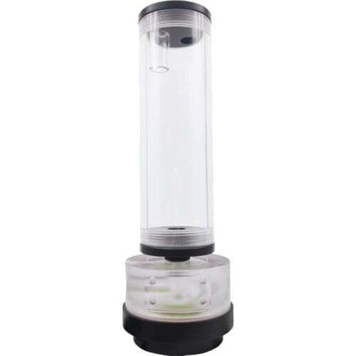 Barrow PWM Pump10W Maximum Flow Lift 3 Meters 450L/H / Combo Pump + Reservoir / Total Length 180mm / Coolant Tank