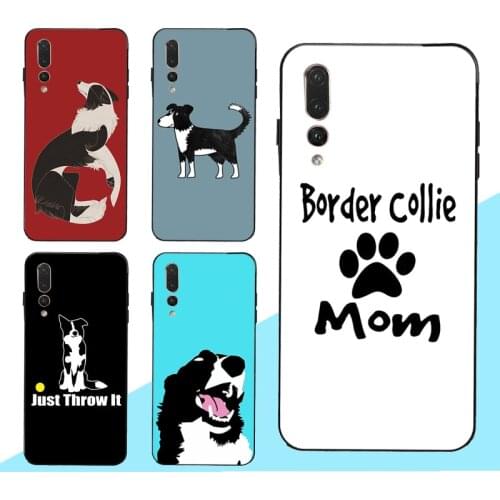 Border Collie Dog Case For Huawei P20 P30 P10 P40 Lite Mate 10 Lite 20 30 Pro P Smart 2019 Z Cover