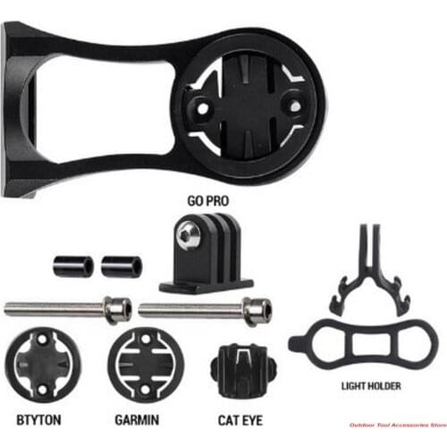 Black MTB Bike GPS Computer Holder For GARMIN/Bryton/Cateye Sport Camera Mount Stand