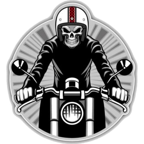 Hot Sell Fashion Decoration Evil Biker Car Sticker Window Decoration High Quality Vinyl Anti-UV PVC
