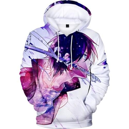 Fashion Noragami Hoodies Men/women New Casual 3D Print Hot Harajuku Streetwear Noragami Mens Hoodies and Sweatshirt XXS-4XL