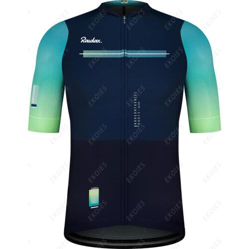Mens Cycling Jerseys 2021 Raudax Team Cycling Clothing Breathable Racing Sport Mtb Bicycle Jersey Triathlon Cycling T-shirt