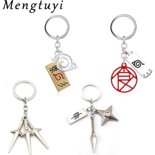 New Anime Keychain For Men Metal Figure Collocation Women Car Cloud Two-Piece Pendant Jewelry Fashion llavero Accessory