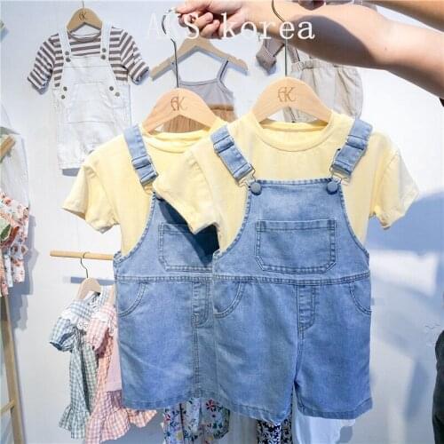 New Arrival Kids Brother-sister Overall Pants